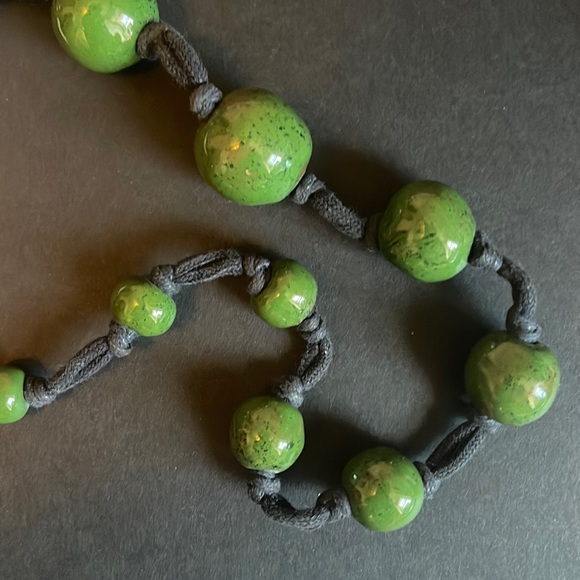 Isabel Marant Green Stone Necklace - Picture 3 of 17